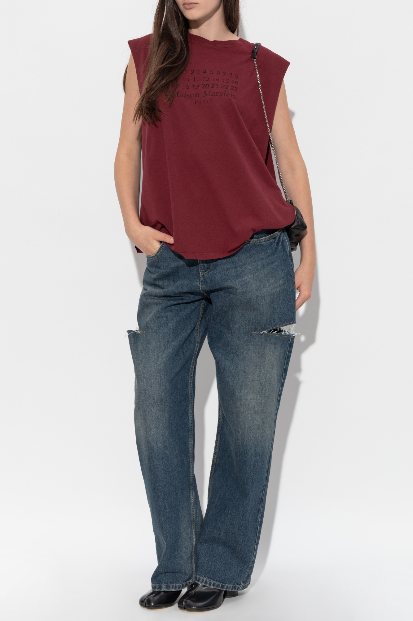 Red Top with Z logo Maison Margiela - Vitkac Canada